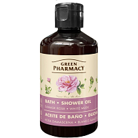 Green Pharmacy Kúpací a sprchový olej s damašskou ruží a bielym pižmom 250 ml