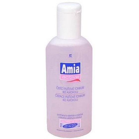 Amia Active čistiace pleťové tonikum bez alkoholu 200 ml