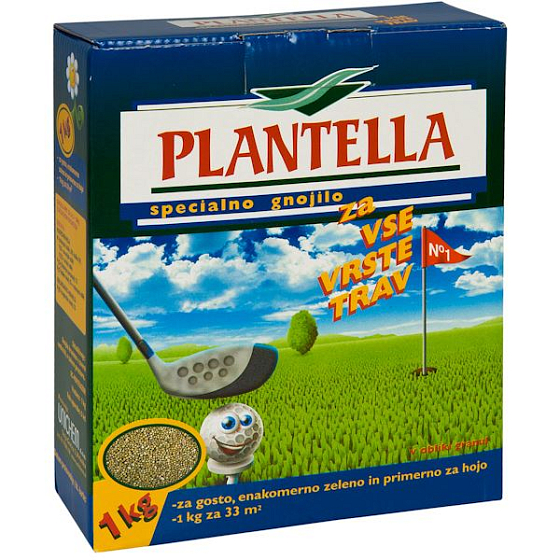 Plantella špeciálne hnojivo pre všetky druhy tráv 800 g + 200 g