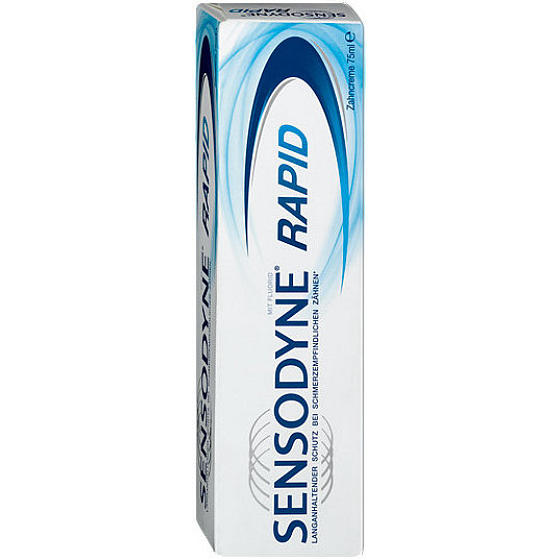 Sensodyne Rapid zubná pasta urýchľuje úľavu od bolesti 75 ml