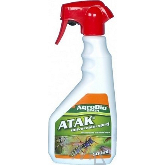 Atak Univerzálny sprej proti lezúcemu a lietajúcemu hmyzu 500 ml