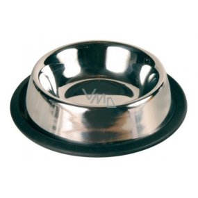 Trixie Miska nerez s gumou 2,1 l 33,5 cm