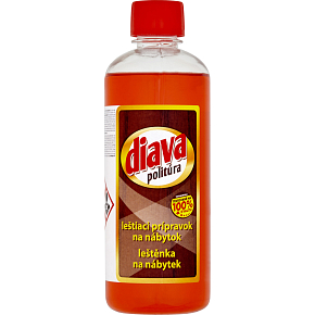 Diava politura červená leštenka na nábytok, 500 ml