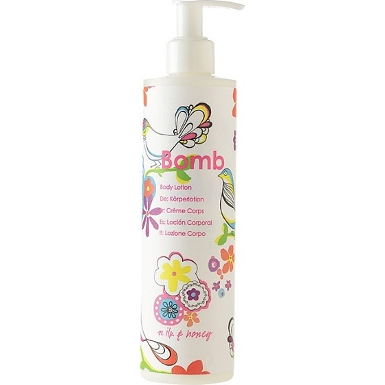 Bomb Cosmetics Mlieko a Med - Milk and Honey Telové mlieko s dávkovačom 300 ml