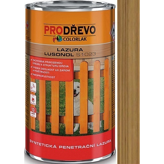 Colorlak Lazúra Lusonol S1023 syntetická penetračná lazúra Dub 0,9 l