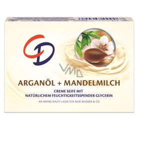 CD Mandľové mlieko a Arganový olej toaletné mydlo 125 g