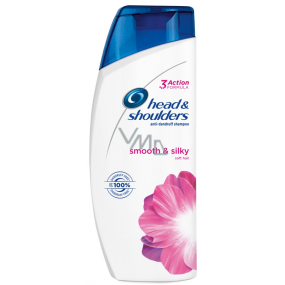 Head & Shoulders Smooth & Silky 2v1 kondicionér a šampón proti lupinám pre suché a poškodené vlasy 450 ml