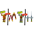 TMNT Ninja Turtles Figúrka s príslušenstvom 6 cm 1 kus rôzne typy, odporúčaný vek 4+