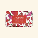 Anglické mydlo For The One I Love Roses in Bloom prírodné parfumované toaletné mydlo s bambuckým maslom 190 g