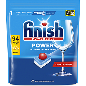 Finish tablety do umývačky All in 1 Max Lemon, 94 ks