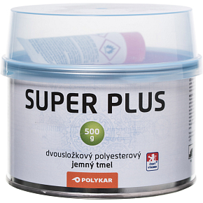Polykar Super Plus jemný dvousložkový polyesterový plnící tmel, 500 g