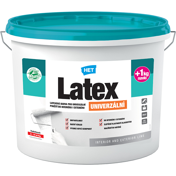 Het Latex univerzálny, biely, 5+1 kg