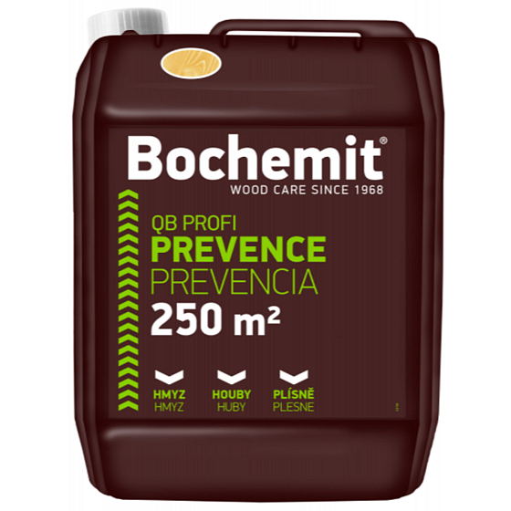 Bochemit QB Profi ochrana stavebného dreva a muriva, proti plesniam a hmyzu, číry, 5 kg