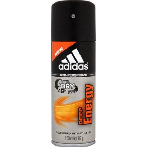 Adidas Cool & Dry 48h Deep Energy antiperspirant deodorant sprej pre mužov 150 ml