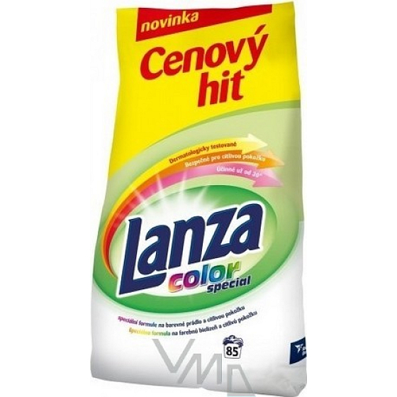 Lanza Special Color prací prášok na farebnú bielizeň a citlivú pokožku 8 kg