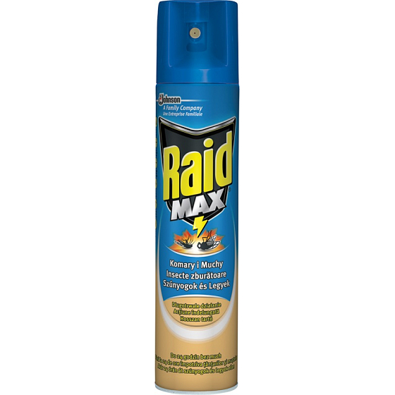 Raid Max proti lietajúcemu hmyzu sprej 300 ml