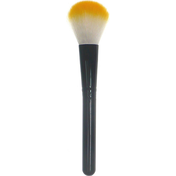 Kozmetický štetec na lícenku bielo-žltý 15 cm 30350