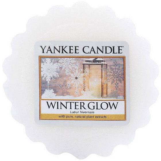 Yankee Candle Winter Glow - Zimný žiara vonný vosk do aromalampy 22 g