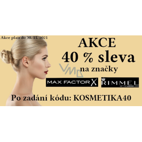 Zľava 40% na kozmetiku ARTDECO a Glove, V košíku zadaj kód VMD40 - Akcia platí do 29.4. 2021