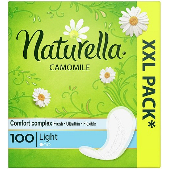 Naturella Light intímne vložky s harmančekom 100 kusov