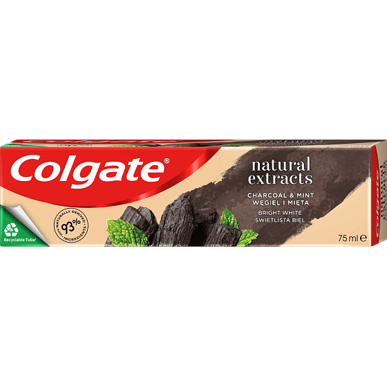 Colgate Natural Extracts Charcoal & Mint zubná pasta 75 ml