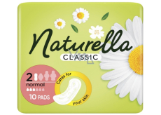 Naturella Classic Normal hygienické vložky s vôňou harmančeka 10 kusov