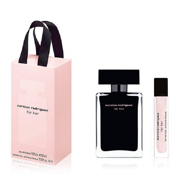 Narciso Rodriguez for Her toaletná voda pre ženy 50 ml + vlasová hmla 10 ml, darčeková sada