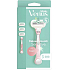 Gillette Venus Sensitive Rose Gold holiaci strojček s kovovou rukoväťou + náhradné hlavice 3 kusy pre ženy