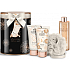 Grace Cole The Body Edit pena do kúpeľa 250 ml + telové mlieko 150 ml + sprchový gél 150 ml + špongia na telo, kozmetická sada v plechovej dóze