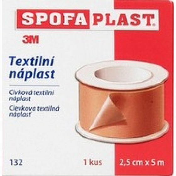3M Spofaplast 132 cievková textilná náplasť 2,5 cm x 5 m