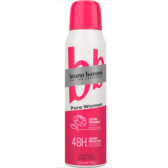 Bruno Banani Pure Woman antiperspirant deodorant sprej pre ženy 150 ml