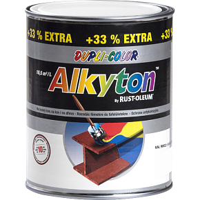 Dupli-Color Alkyton Lesk, samozákladová farba na hrdzu, Ral 9003 signálny biely, 1 l Dupli-Color Alkyton Lesk, samozákladová farba na hrdzu, Ral 9003 signálny biely, 1 l