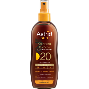 Astrid Sun OF 20 olej na opaľovanie v spreji, 200 ml