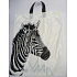 Press Igelitová taška 47 x 38 cm biela s uchom Zebra 1 kus