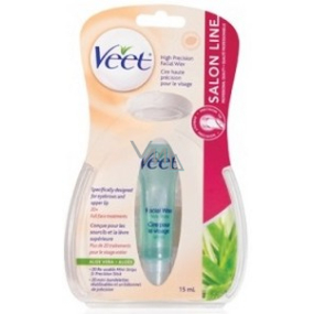 Veet vosk na tvár Aloe Vera ideálny pre obočie a horná pera 15 ml