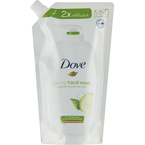 Dove tekuté mydlo Uhorka a Zelený čaj, náplň, 500 ml