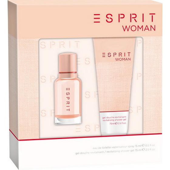 Esprit Woman toaletná voda 15 ml + sprchový gél 75 ml, darčeková sada