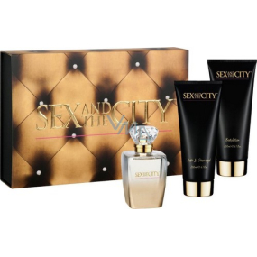 Sex and The City Sex and The City toaletná voda pre ženy 100 ml + sprchový gél 200 ml + telové mlieko 200 ml, darčeková sada