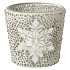 Yankee Candle Twinkling Snowflake svietnik na votívny sviečku 8 x 8 cm