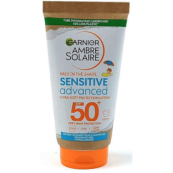 Garnier Ambre Solaire Baby Sensitive Advanced SPF50 opaľovací krém pre deti 50 ml