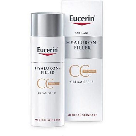 Eucerin Hyaluron-Filler SPF15 CC krém denný proti vráskam 02 Medium 50 ml