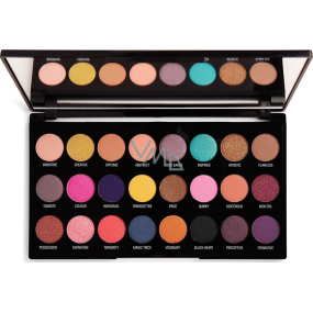 Makeup Revolution Creative Vol 1 paletka 24 očných tieňov 12 g