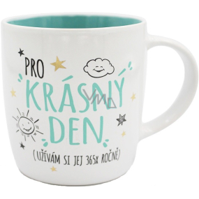 Nekupto Darčekové centrum Keramický hrnček Pre krásny deň 350 ml