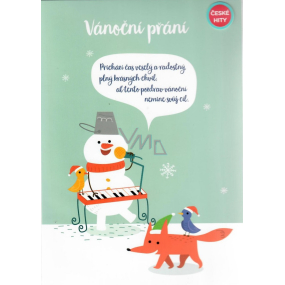 Albi Hracie prianie do obálky K Vianociam Prianie sa snehuliakom Rolničky Malý detský zbor Minutáž 14,8 x 21 cm
