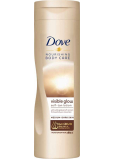 Dove Nourishing Visible Glow Self-Tanning Lotion Samoopaľovacie telové mlieko na stredne tmavú pokožku 250 ml