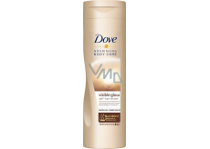 Dove Nourishing Visible Glow Self-Tanning Lotion Samoopaľovacie telové mlieko na stredne tmavú pokožku 250 ml