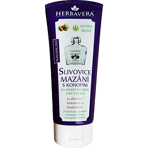 Herbavera Slivkové mazanie s konope 200 ml