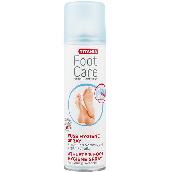 Titania Foot Care hygienický dezodorant na nohy v spreji 200 ml