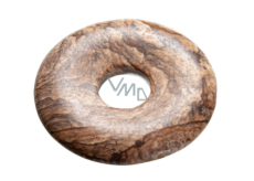 Jaspis Obrázok Donut prírodný kameň 30 mm, kameň pozitívnej energie