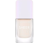 Catrice Sheer Beauties lak na nechty 010 Milky Not Guilty 10,5 ml